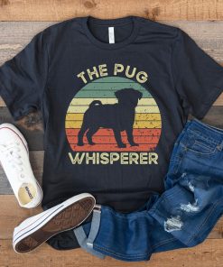 Pug Shirt Pug Gift Funny Gift For Pug Lover Pug Mom Dog Mama Dog Owner Dog Dad Shirt Funny Pug Tee Retro Vintage Pug Pug Whisperer